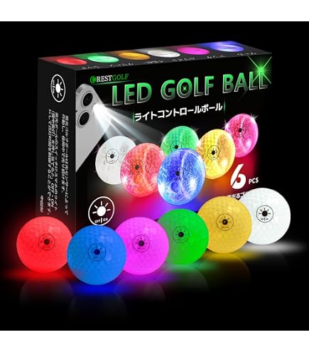 Amazon.co.jp: Night Eagle CV LED ゴルフボール - ライト作動